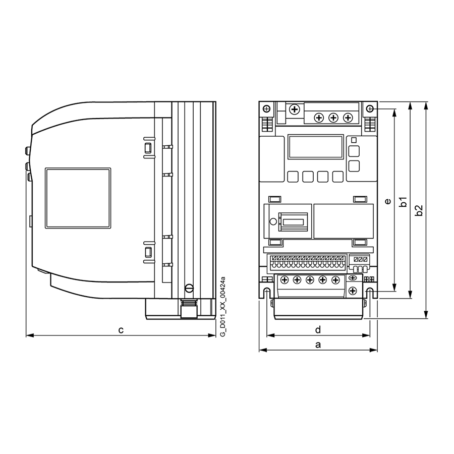 Siemens 6SL3210-5BB17-5UV1 SINAMICS V20 0,75 kW