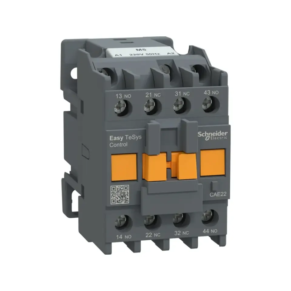 Schneider Electric CAE22M5, EasyPact TVS, 2NA+2NK, Yardımcı Kontaktör, 220 Volt AC