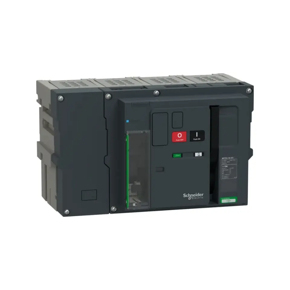 Schneider Electric MTZ216_H12E4PMDHH, MasterPact MTZ Active, 640-1600 Amper, 4 Kutuplu, 66 kA, Çekmeceli Açık Tip Güç Şalteri, MicroLogic 2.0E