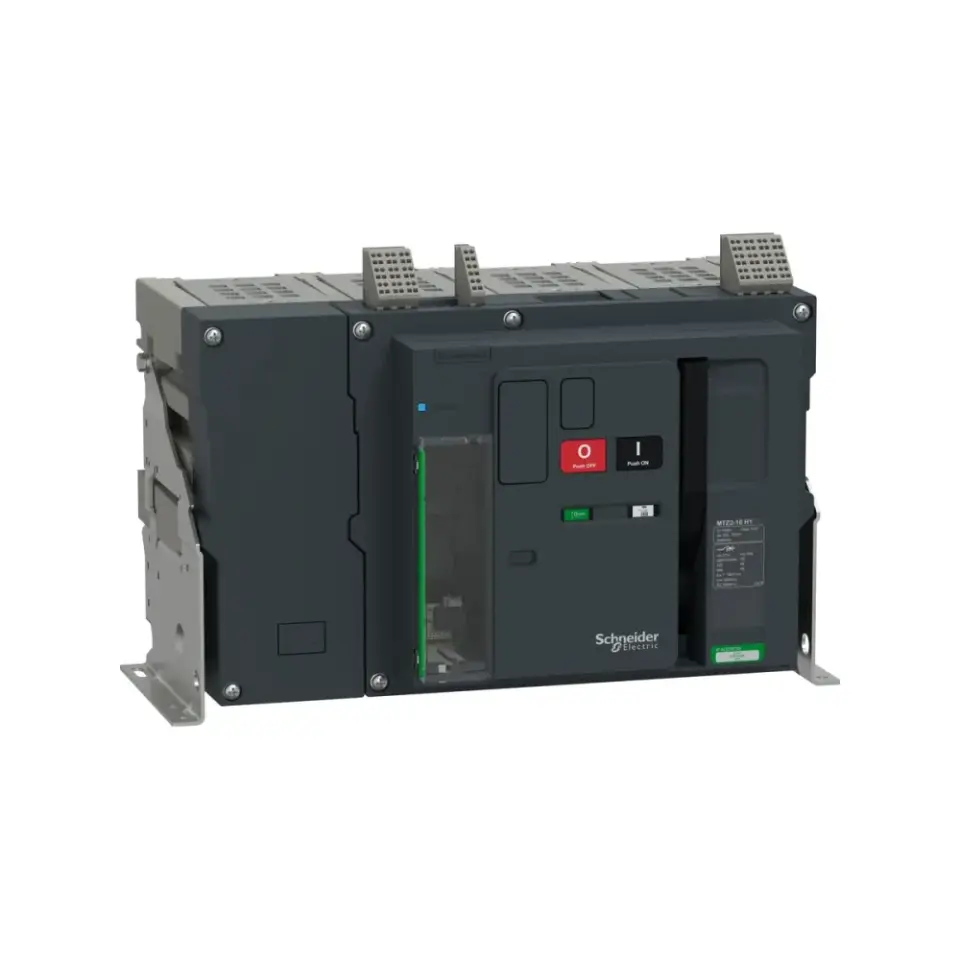 Schneider Electric MTZ216_H12E4PMFHH, MasterPact MTZ Active, 640-1600 Amper, 4 Kutuplu, 66 kA, Sabit Açık Tip Güç Şalteri, MicroLogic 2.0E