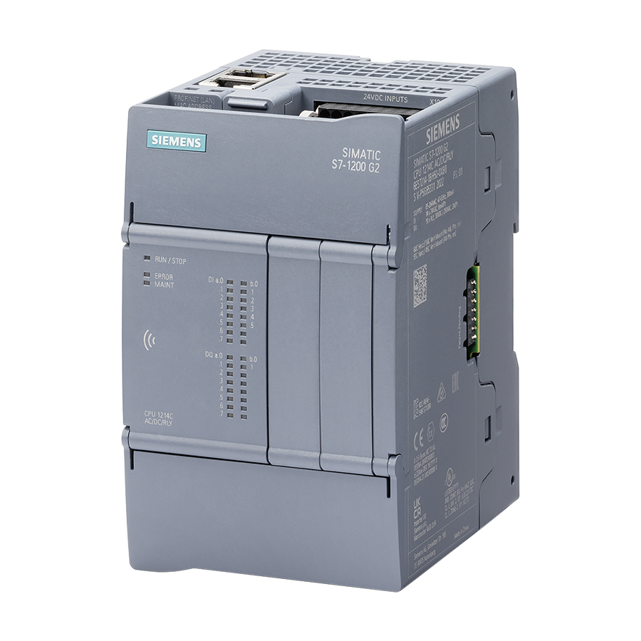 Siemens 6ES7212-1HH50-0XB0 CPU 1214C AC/DC/Röle S7-1200 CPU G2