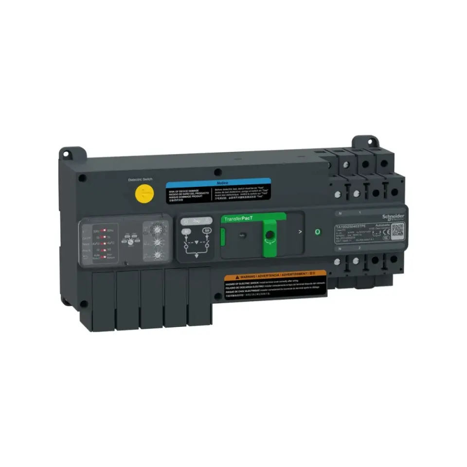 Schneider Electric TA10D2S0403TPE, TransferPacT, 40 Amper, 2 Kutuplu, Standart Otomatik Transfer Şalteri, TA10