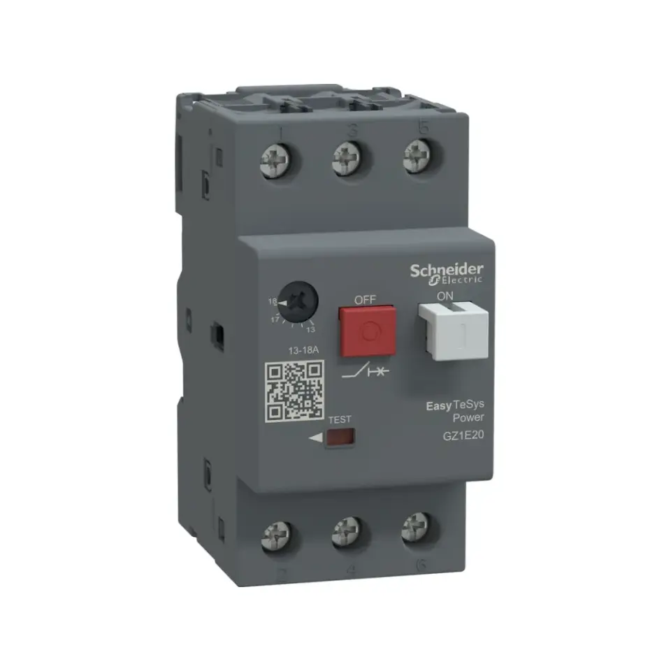 Schneider Electric GZ1E20, EasyPact TVS, 13-18 Amper, 7.5 kW, Motor Koruma Şalteri, 10 kA