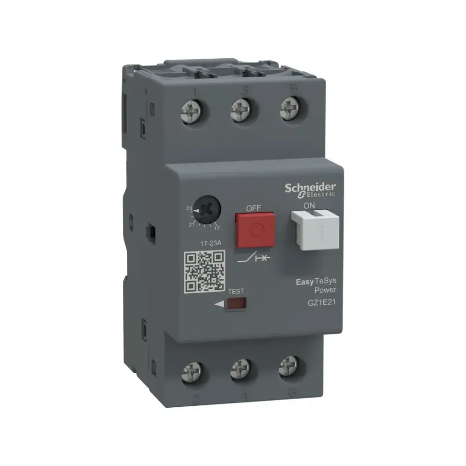 Schneider Electric GZ1E21, EasyPact TVS, 17-23 Amper, 9 kW, Motor Koruma Şalteri, 10 kA