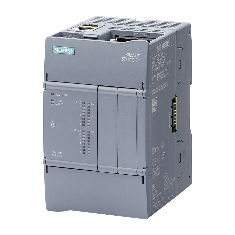 Siemens 6ES7212-1AF50-0XB0 CPU 1214 FC DC/DC/RLY S7-1200 FC CPU G2