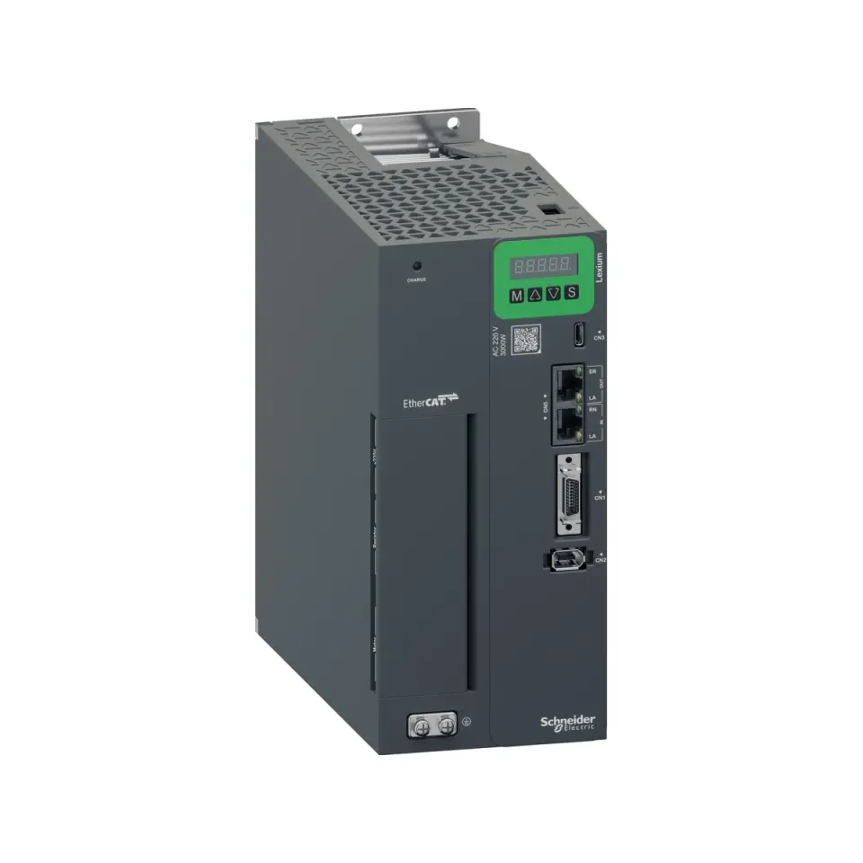 Schneider LXM18ESU30M3X, Easy Lexium 18E, 3 kW, Servo Sürücü, Trifaze 200-240 Volt AC, EtherCAT, STO