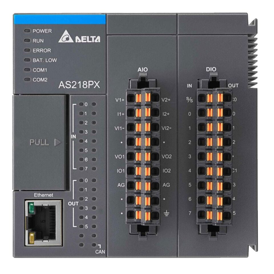 Delta AS218RX-A AS200 CPU, RELAY OUTPUT