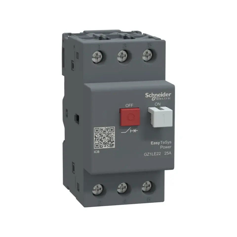Schneider Electric GZ1LE22, EasyPact TVS, 25 Amper, 11 kW, Motor Koruma Şalteri, 10 kA