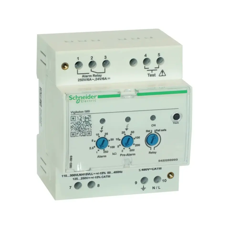 Schneider Electric IMD-IM9, Vigilohm, Yalıtım İzleme Rölesi, 110-415 Volt AC, ON-Line