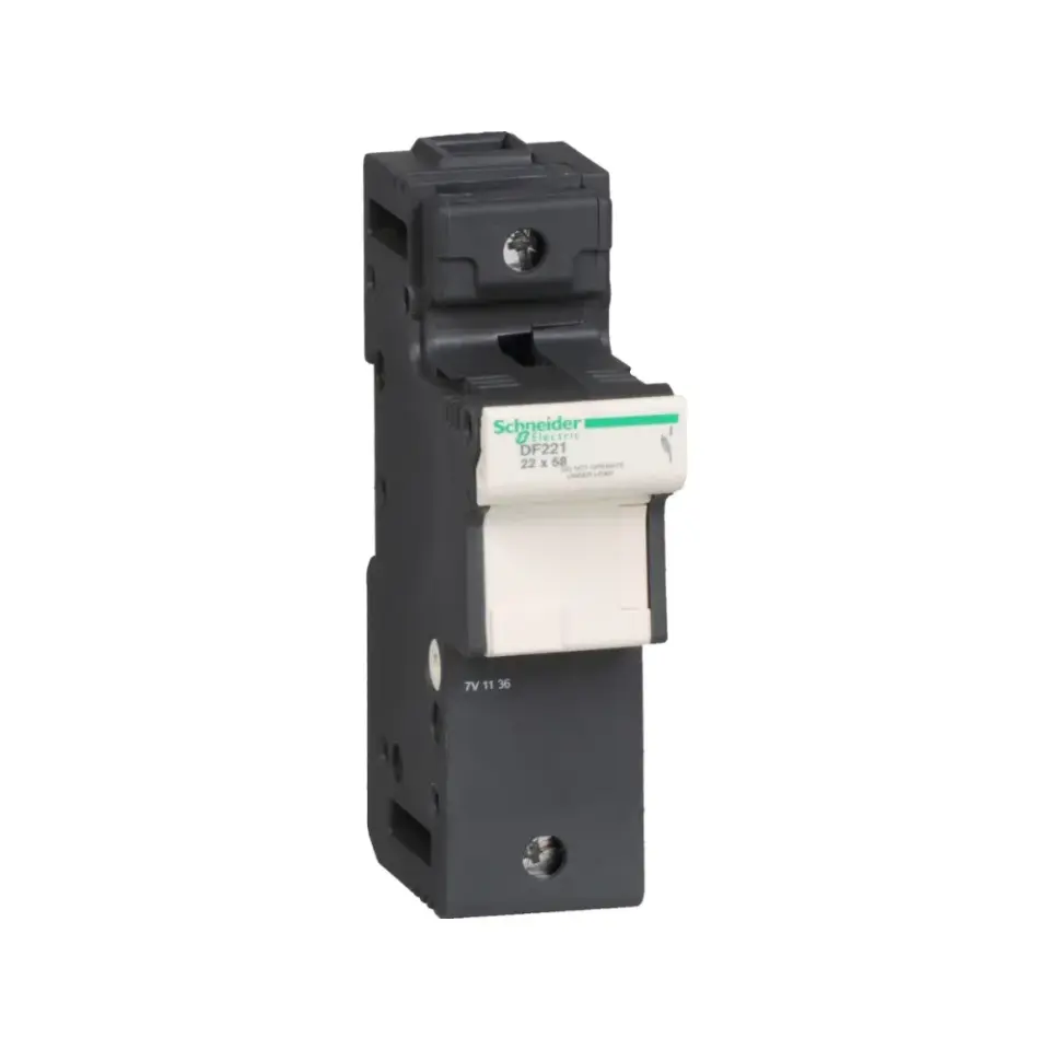 Schneider Electric DF221, TeSys DF, 125 Amper, 1 Kutuplu, Kartuş Sigorta Yuvası, 22x58mm Sigortalar için