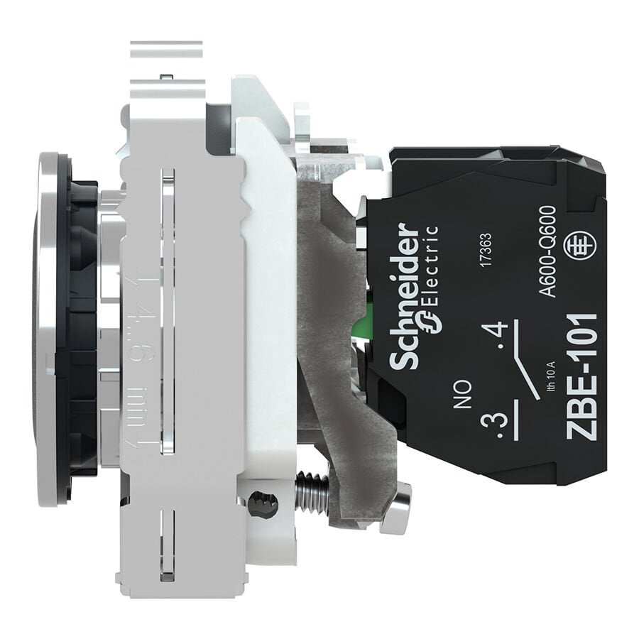 Schneider XB4FA21 Yaylı buton Siyah 1 NA Buton ve Akseuarları