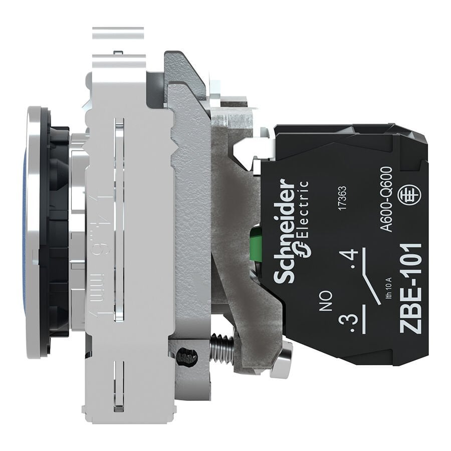 Schneider XB4FA61 Yaylı buton Mavi 1 NA Buton ve Akseuarları