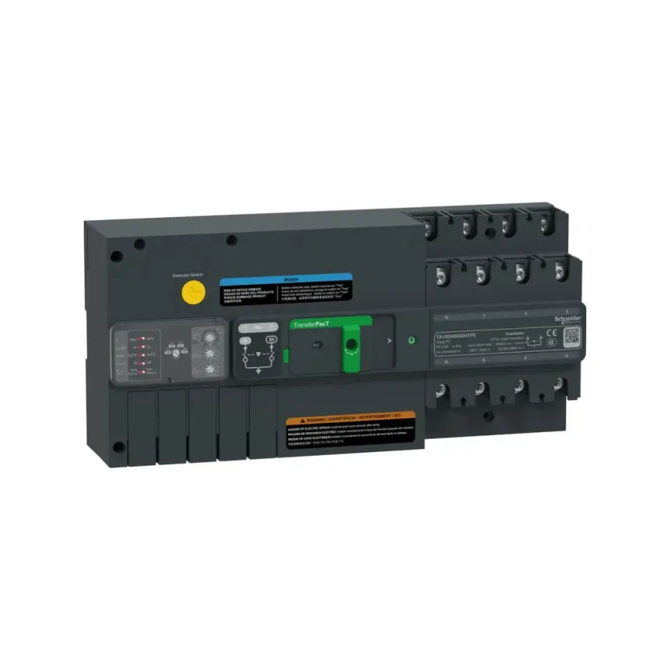 Schneider Electric TA16D4S0804TPE, TransferPacT, 80 Amper, 4 Kutuplu, Standart Otomatik Transfer Şalteri, TA16