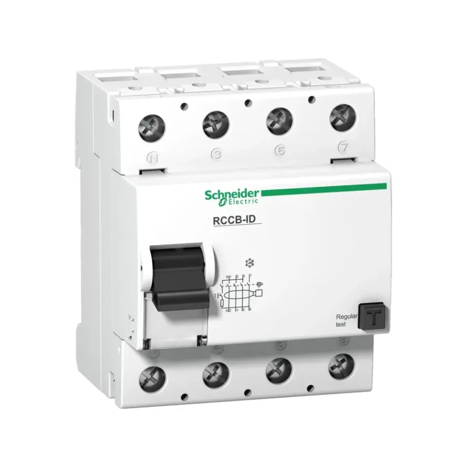 Schneider Electric 16907, Acti 9 iID, 125 Amper, 300mA, AC Tip, Kaçak Akım Koruma Rölesi, 4 Kutuplu (3 Faz+Nötr)