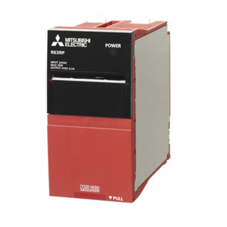 Mitsubishi R63RP PLC-Modular R