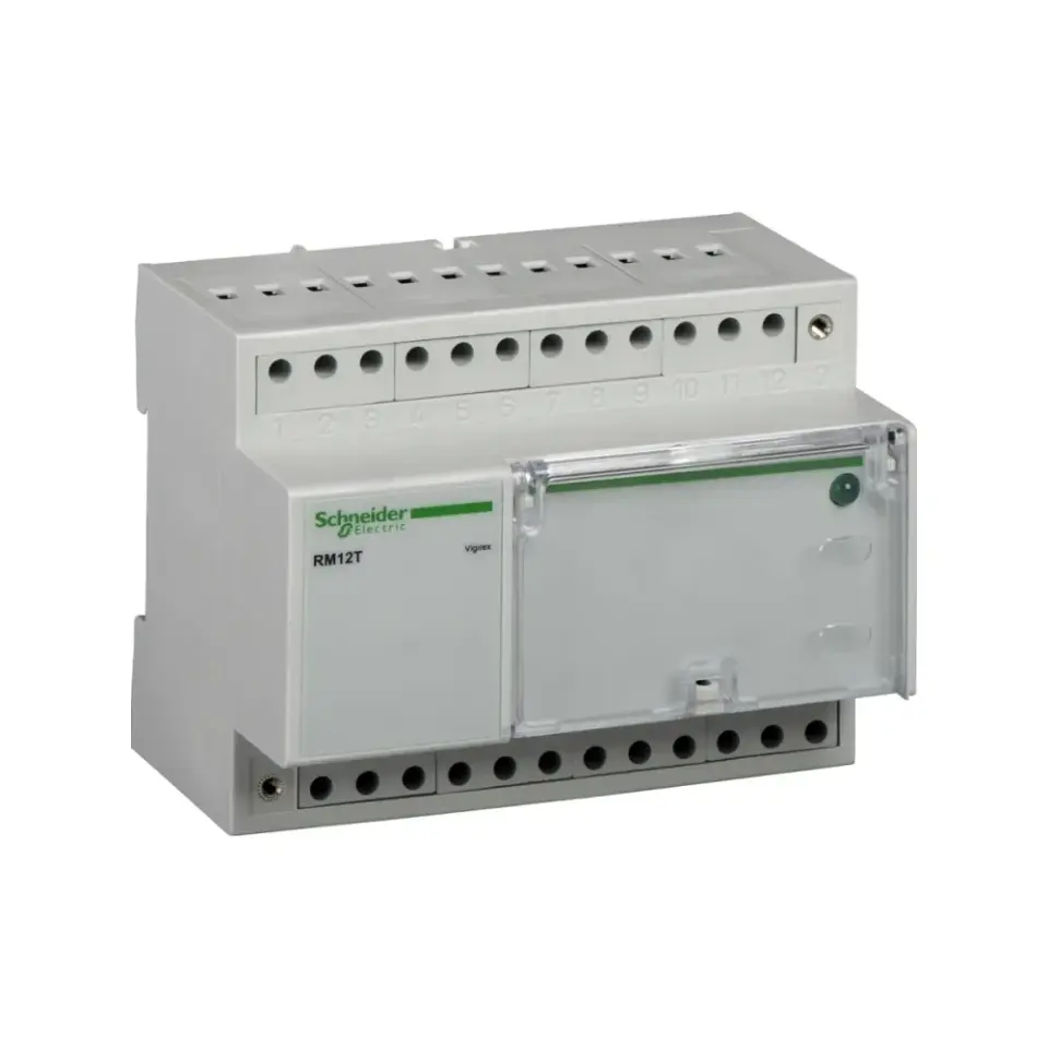 Schneider Electric 28566, VigiRex, RM12T 30mA-30A Kaçak Akım Algılama Rölesi Çoklayıcı, 12 Kanallı, 220-240 V AC