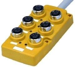 Autonics PT6-3DP 6 Adet 12-24VDC DC3-Kablolu,PNP Led'li Sensör Bağlantı Kutusu
