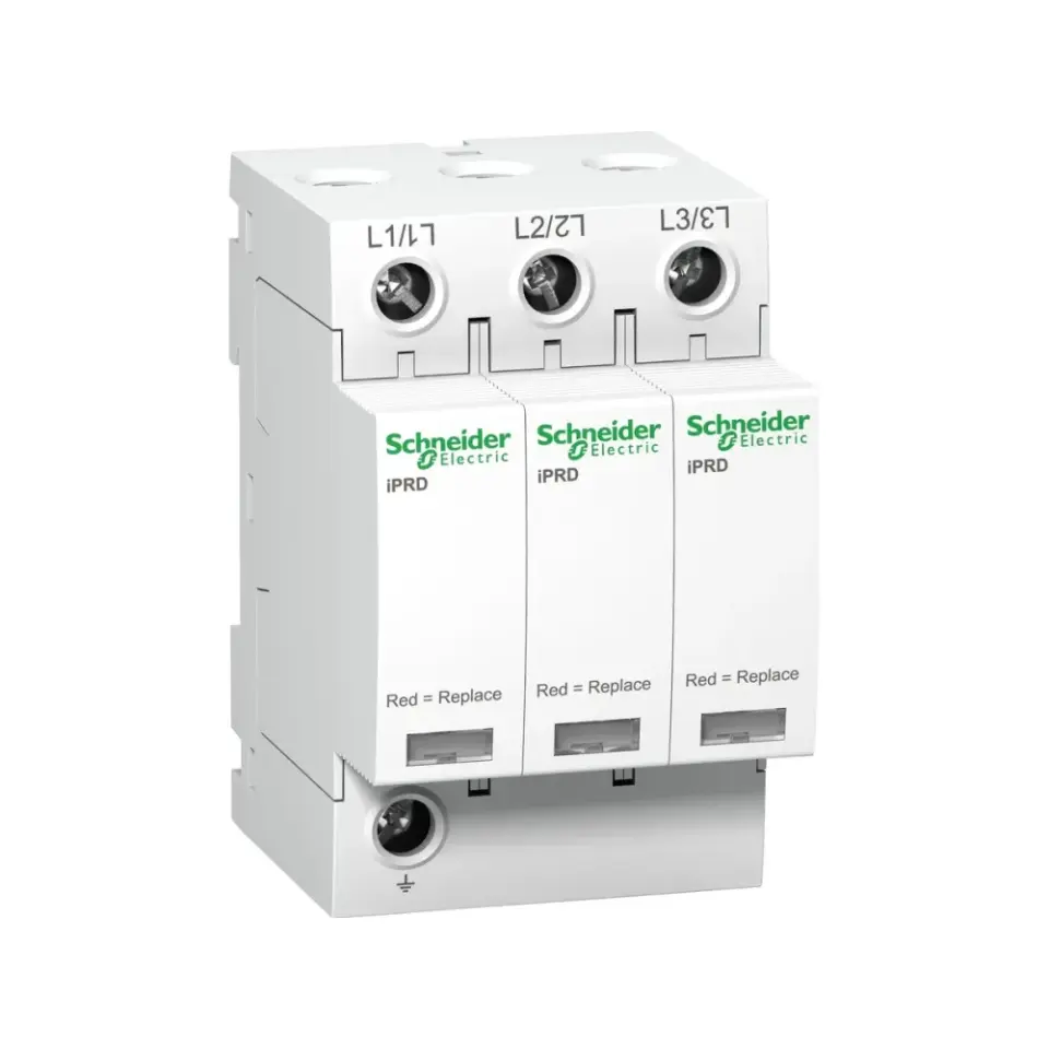 Schneider Electric A9L65301, Acti 9 iPRD65r, Kartuşlu Tip, AG Parafudr, 3 Kutup, Tip 2, C Sınıfı, 65 kA