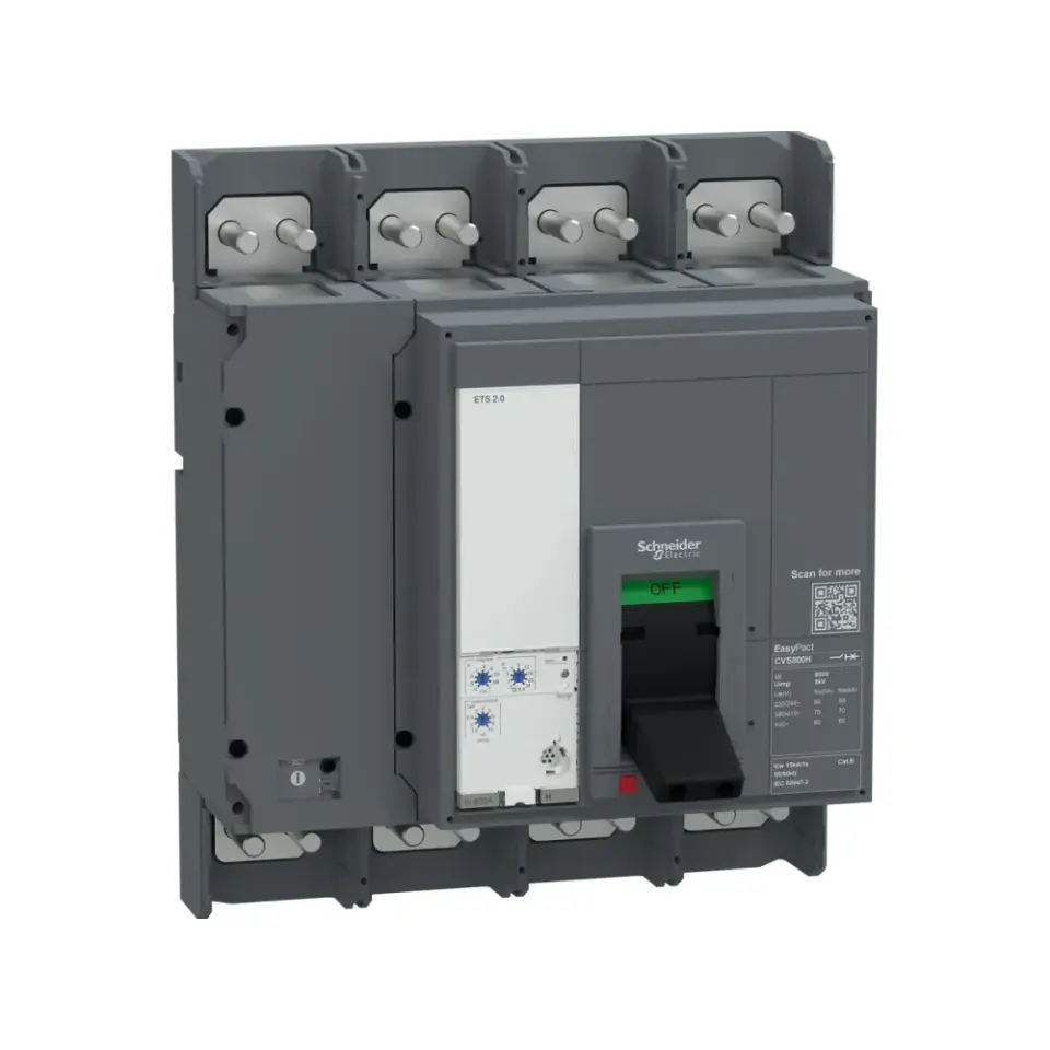 Schneider Electric E100H420FM, EasyPact CVS, 400-1000 Amper, 4 Kutuplu, 70 kA, Kompakt Şalter, CVS1000H, ETS 2.0