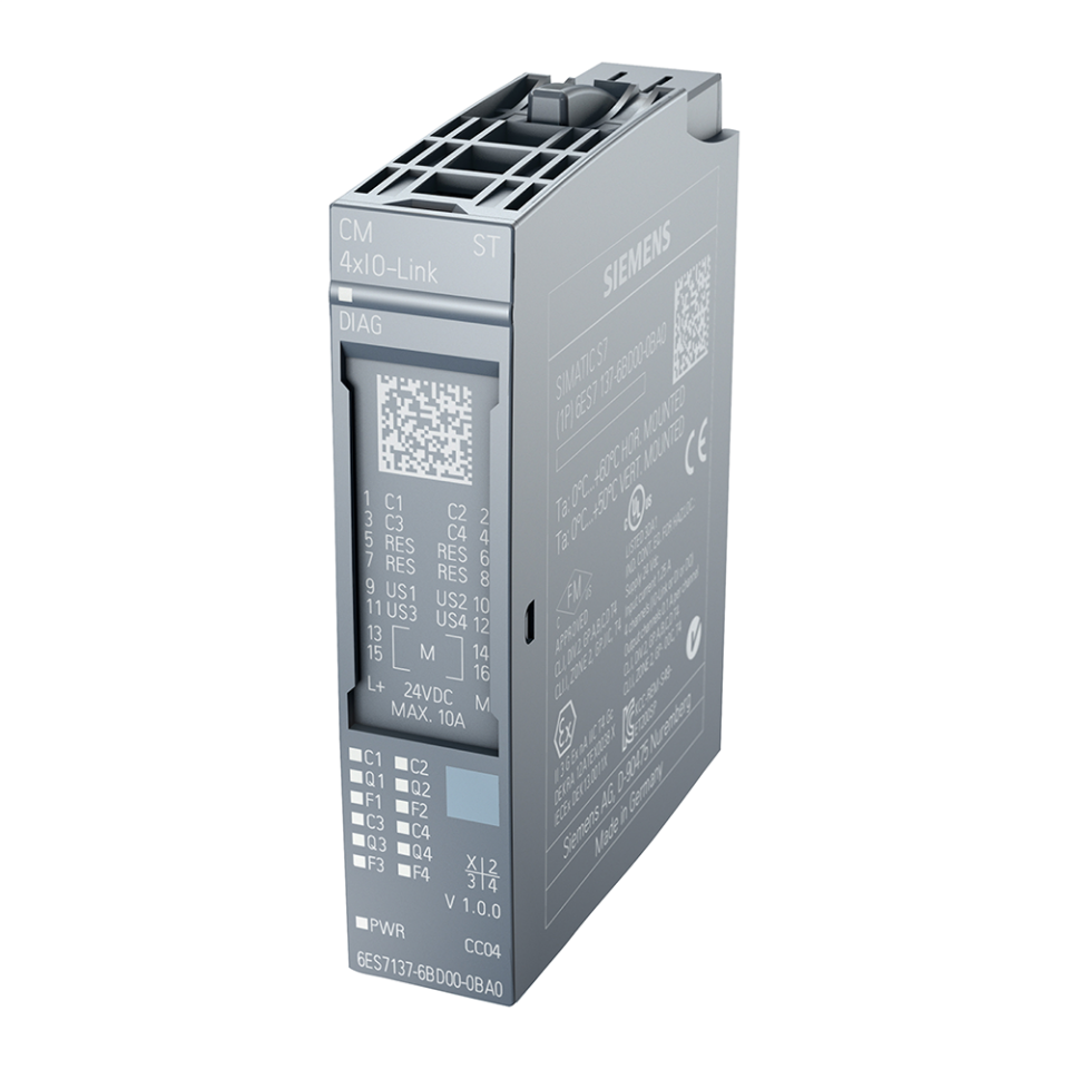 Siemens 6ES7137-6BD00-0BA0 CM 4 X IO-LINK ST ET-200SP