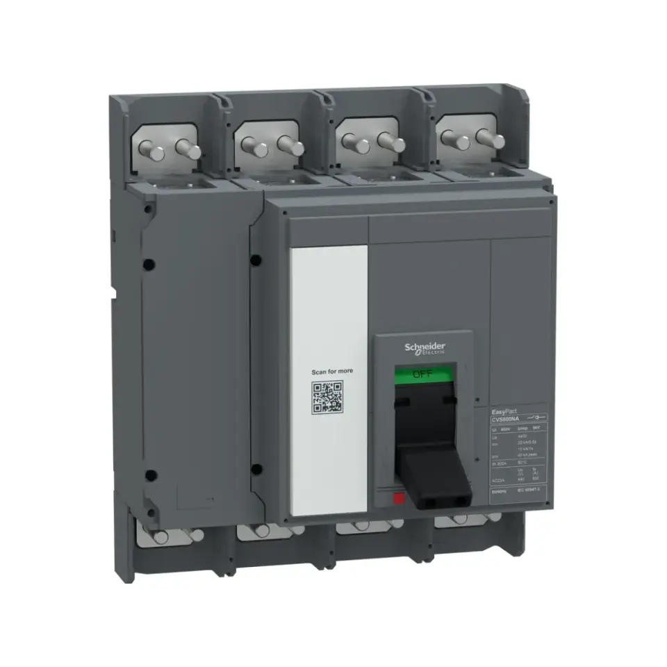 Schneider Electric E100S4NAFM, EasyPact CVS, 1000 Amper, 4 Kutuplu, Yük Ayırıcı, 40 kA, CVS100NA