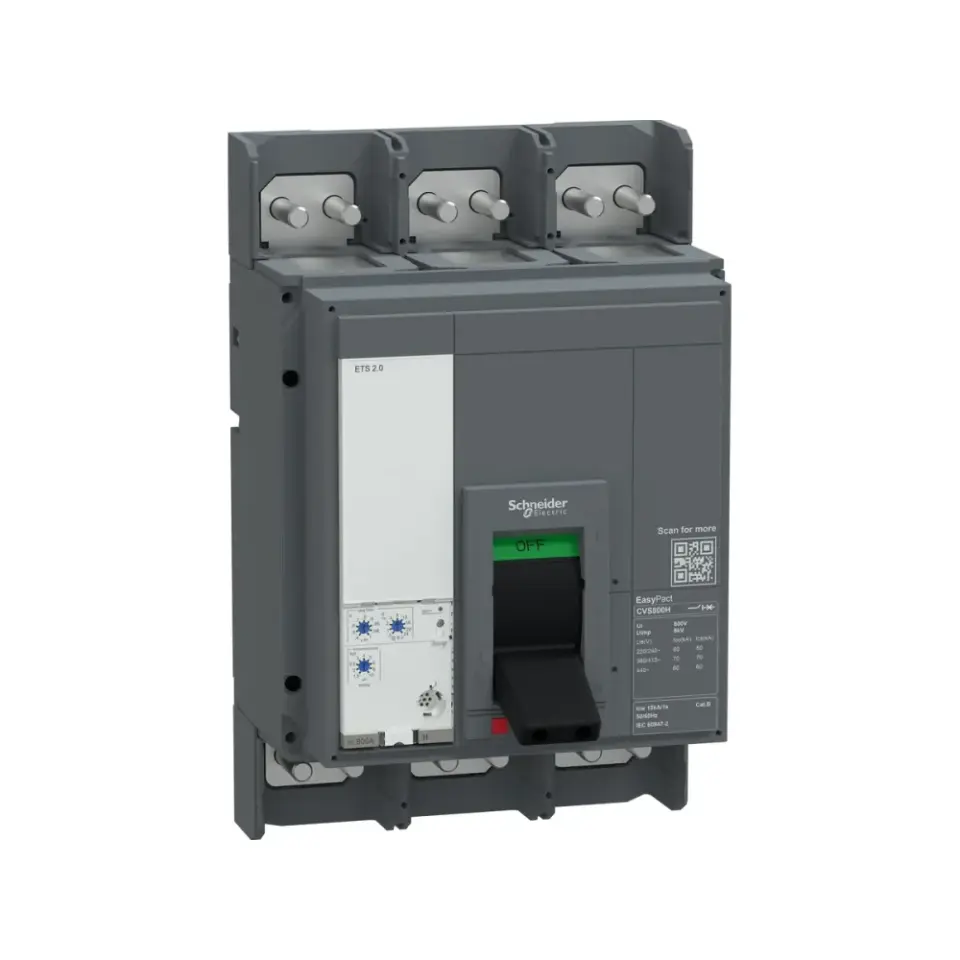 Schneider Electric E125F320FM, EasyPact CVS, 500-1250 Amper, 3 Kutuplu, 36 kA, Kompakt Şalter, CVS1250F, ETS 2.0