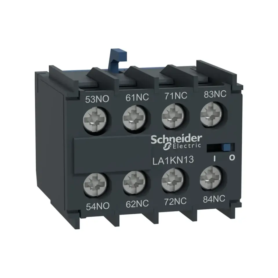 Schneider Electric LA1KN13, TeSys K, Mini Kontatörler İçin Yardımcı Kontak Blok, 1NA+3NK