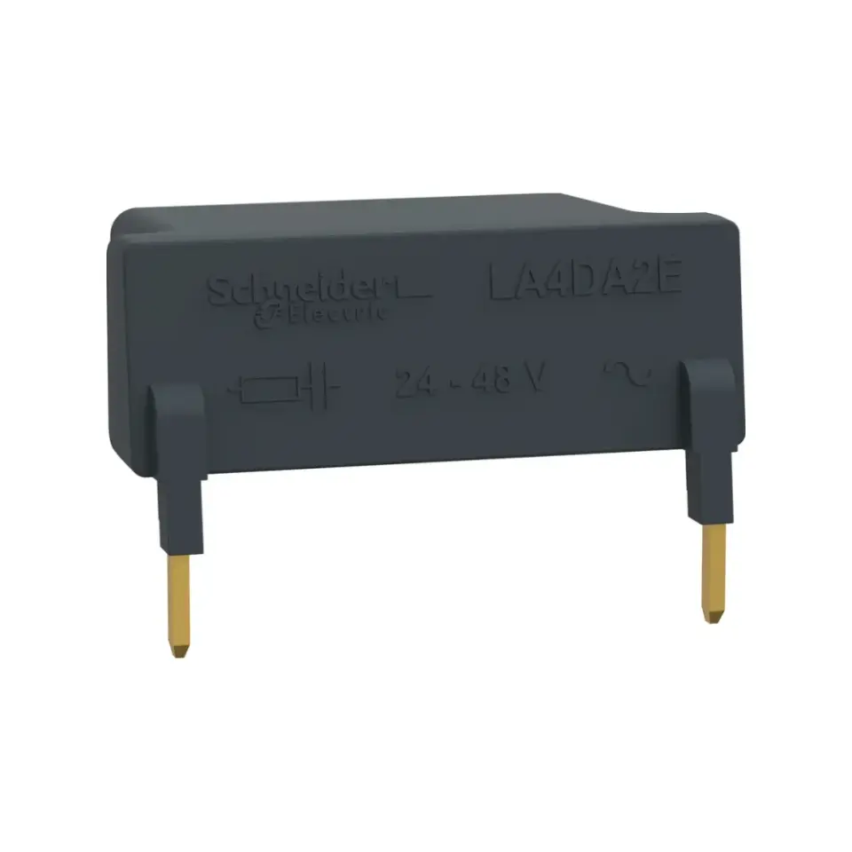 Schneider Electric LA4DA2E, TeSys Deca, LC1D80-D150 Kontatörler İçin RC Filtre, 24-48 Volt AC