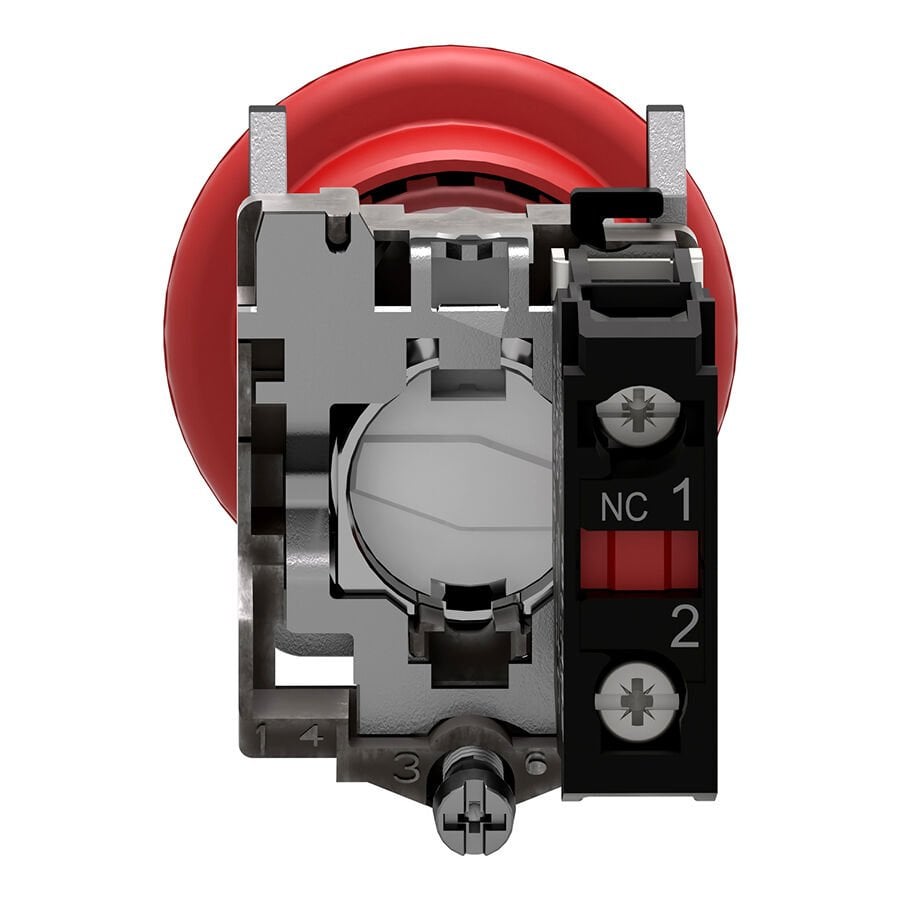 Schneider XB4BS9442 EMERGENCY STOP Buton ve Akseuarları