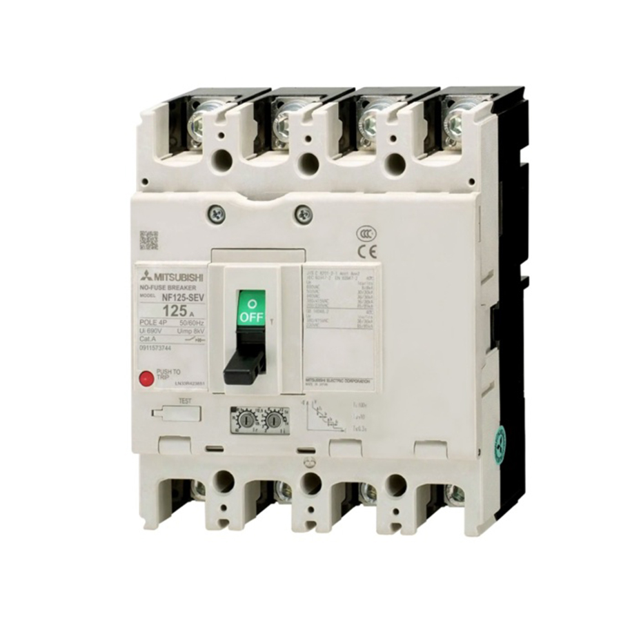 Mitsubishi NF125-SEV 4P 32-63A LVS
