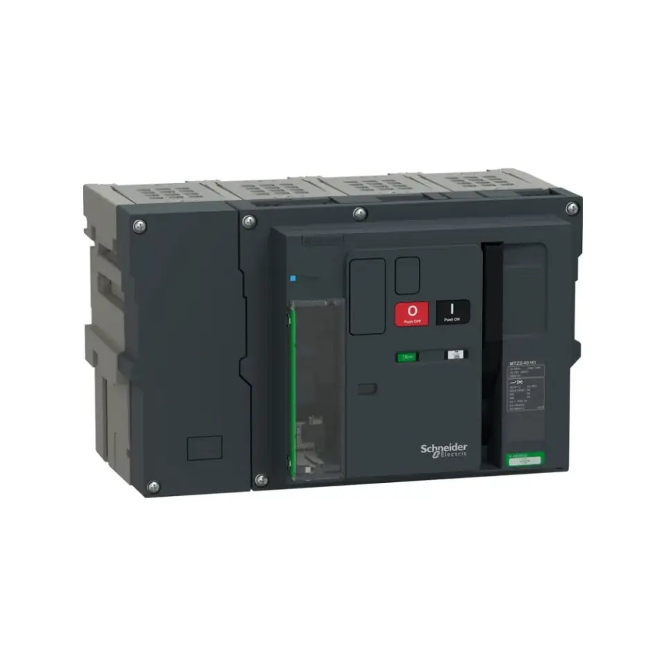 Schneider Electric MTZ240_H12E4PMDHH, MasterPact MTZ Active, 1600-4000 Amper, 4 Kutuplu, 66 kA, Çekmeceli Açık Tip Güç Şalteri, MicroLogic 2.0E