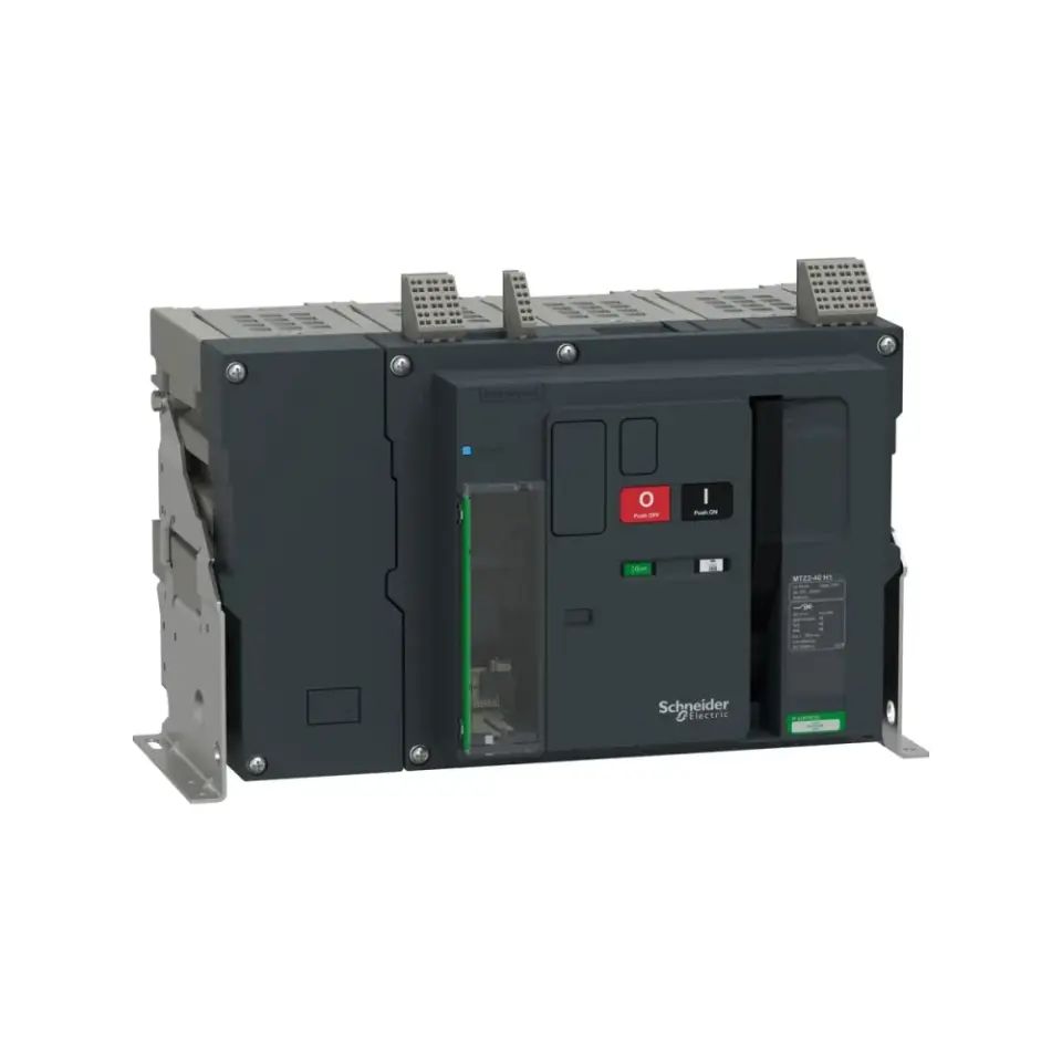 Schneider Electric MTZ240_H12E4PMFHH, MasterPact MTZ Active, 1600-4000 Amper, 4 Kutuplu, 66 kA, Sabit Açık Tip Güç Şalteri, MicroLogic 2.0E