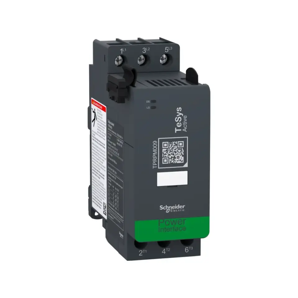 Schneider Electric TPRPM009, TeSys Island, 9 Amper, 4 kW, Güç Arayüz Modülü(PIM), 0.18-9 Amper Ayar Sahalı