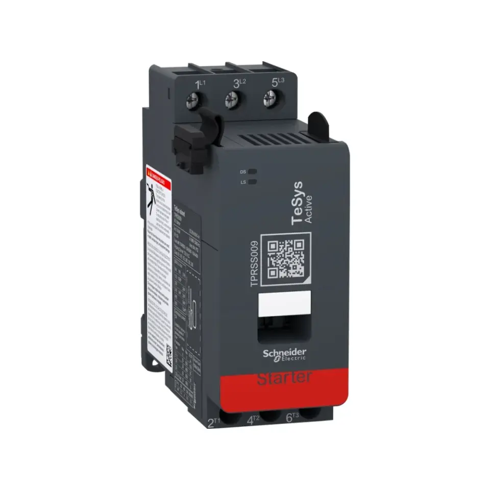 Schneider Electric TPRSS009, TeSys Island, 9 Amper, 4 kW, Emniyet Yolverici(SIL), 0.18-9 Amper Ayar Sahalı