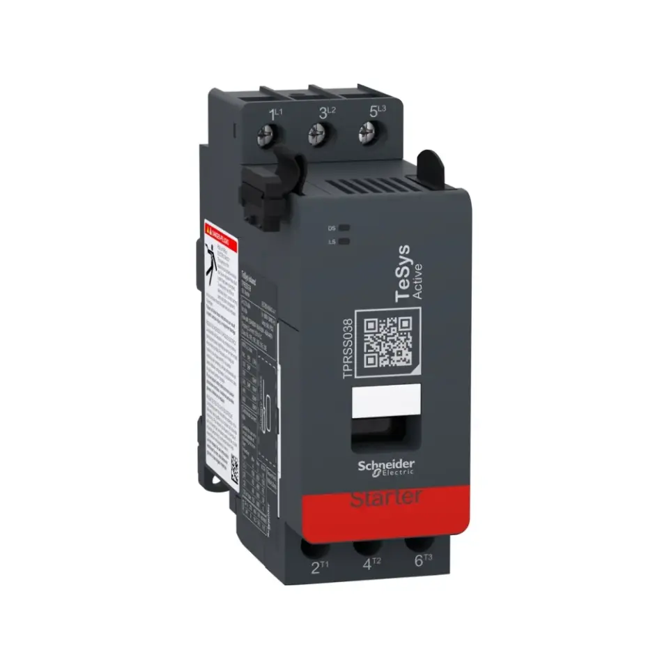 Schneider Electric TPRSS038, TeSys Island, 38 Amper, 18.5 kW, Emniyet Yolverici(SIL), 0.76-38 Amper Ayar Sahalı