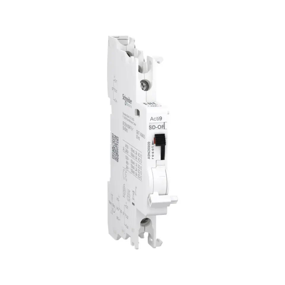 Schneider Electric A9N26909, Acti 9 C120 İçin OF/SD+OF Yardımcı Kontak, 2 K/A