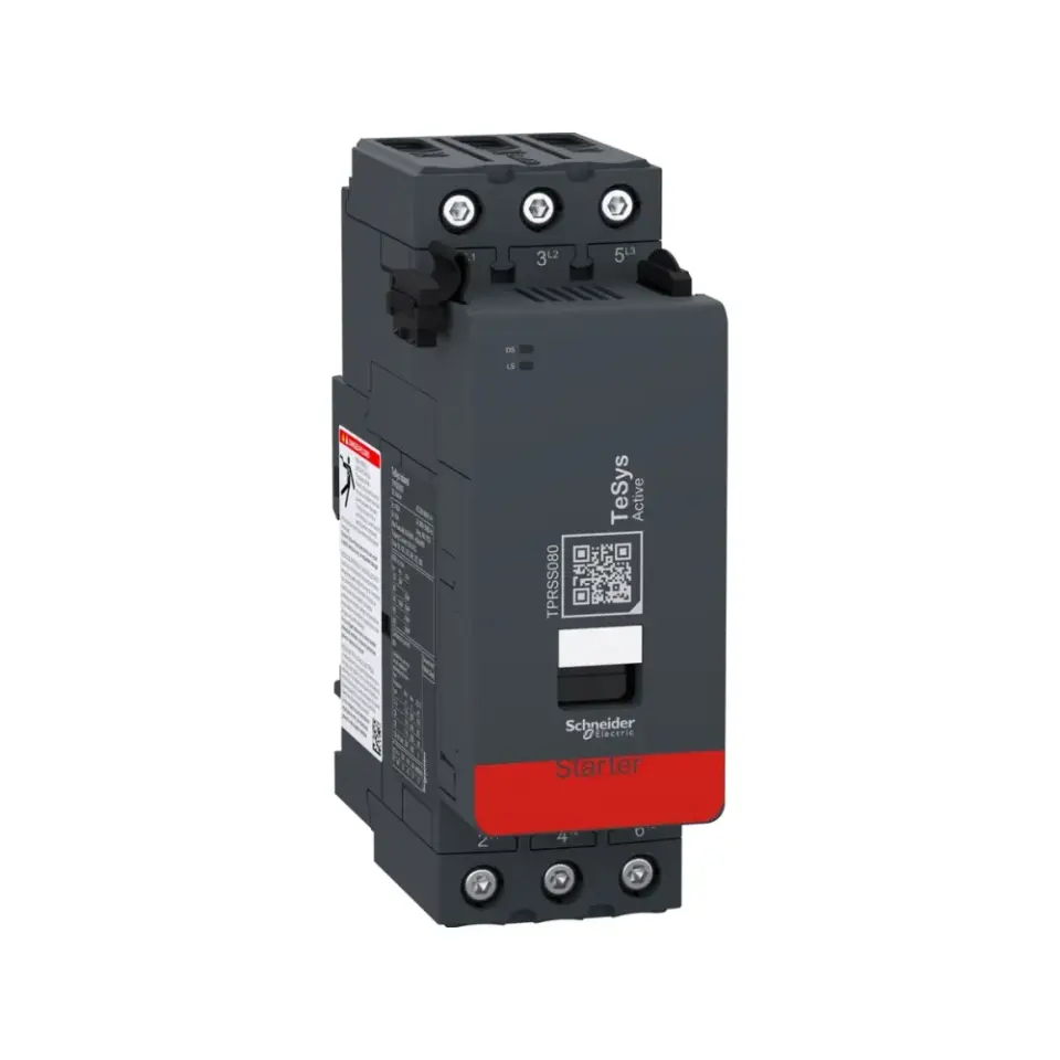 Schneider Electric TPRSS080, TeSys Island, 80 Amper, 37 kW, Emniyet Yolverici(SIL), 4-80 Amper Ayar Sahalı