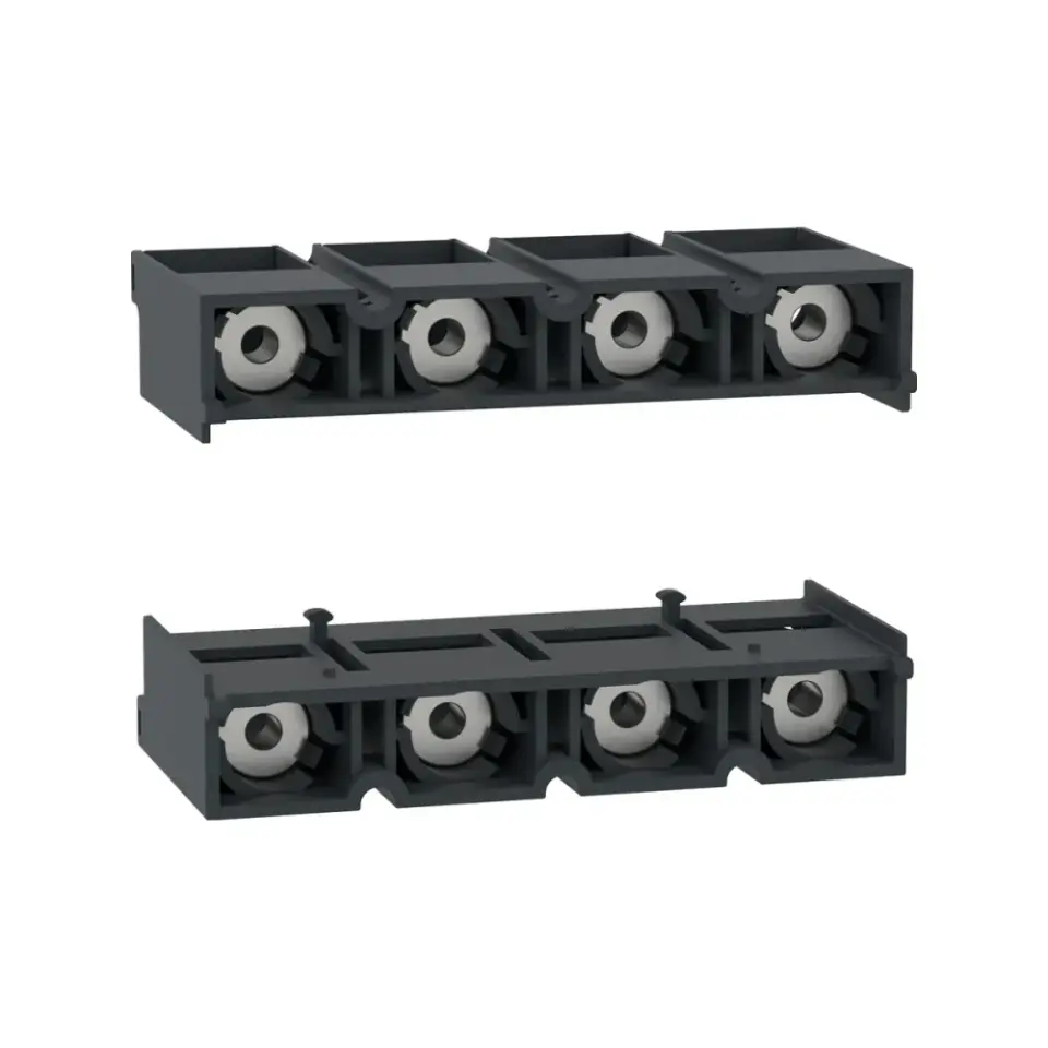 Schneider Electric LAD911546, TeSys Deca, LC1DT200A Kontaktörler İçin 4 Kutuplu Pabuç ve Bara Bağlantı Adaptörü