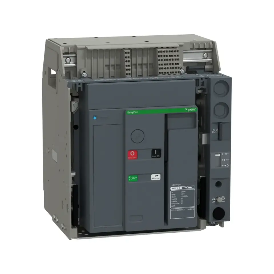 Schneider Electric ENW106C3MW5SH, EasyPact NW, 250-630 Amper, 3 Kutuplu, 66 kA, Çekmeceli Açık Tip Güç Şalteri, MicroLogic 5.0S