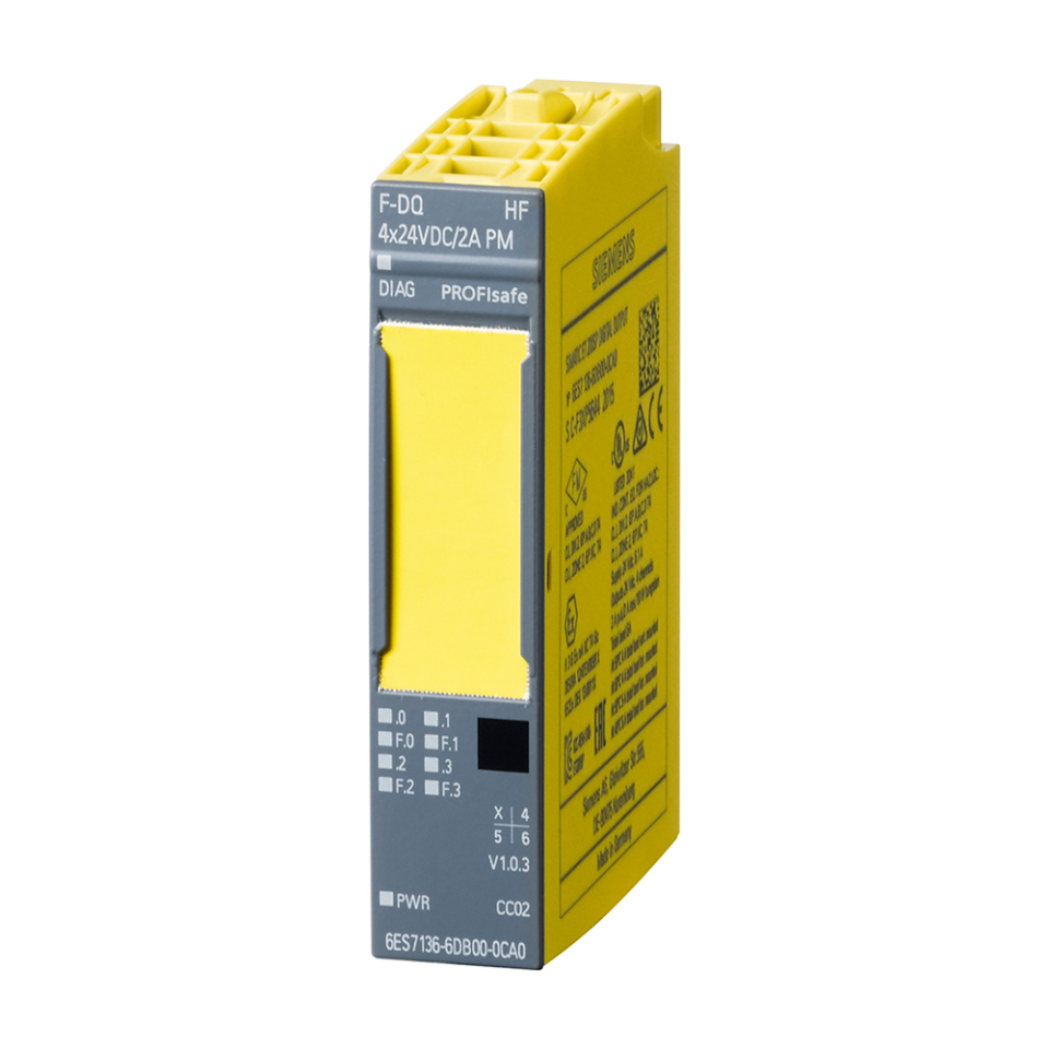 Siemens 6ES7136-6DB00-0CA0 F-DQ 4 x 24 V DC / 2A ET-200SP