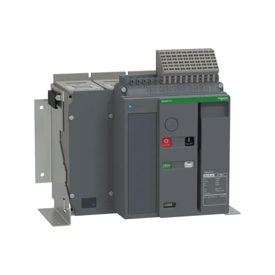 Schneider Electric ENW108C4MF5SH, EasyPact NW, 320-800 Amper, 4 Kutuplu, 66 kA, Sabit Açık Tip Güç Şalteri, MicroLogic 5.0S
