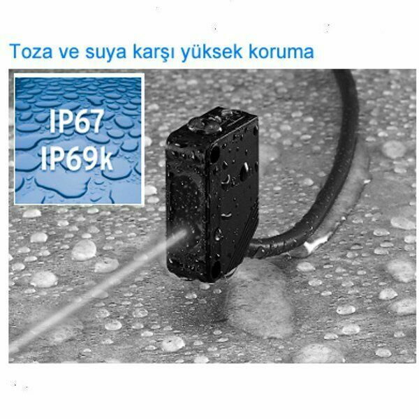 Omron E3Z-LS61 2M 200mm Npn Cisimden Yansımalı Sensör