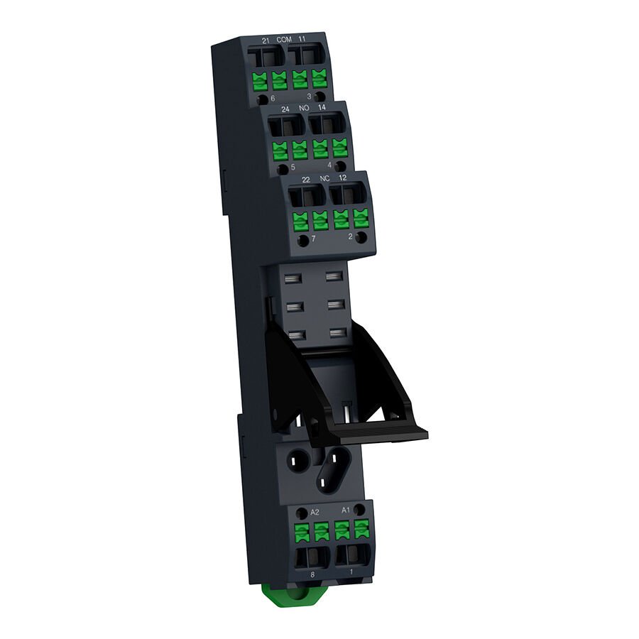Schneider RGZE08P RGZ Röle Soketi - Hızlı Bağlantı - 8 bacaklı Röleler