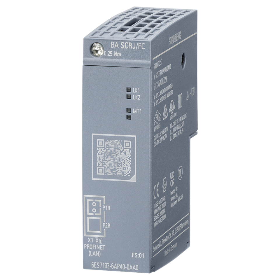 Siemens 6ES7193-6AP40-0AA0 Bus Adapter ET-200SP