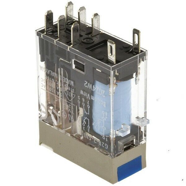 Omron G2R-2-SNI 24V DC 5A Çift Kontak Ledli Röle
