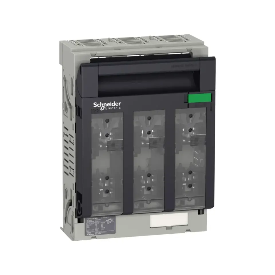 Schneider Electric LV480807, FuPact ISFT, 400 Amper, 3 Kutuplu, NH 2 Sigortalar için Yük Ayırıcı, 60mm Baraya Askı