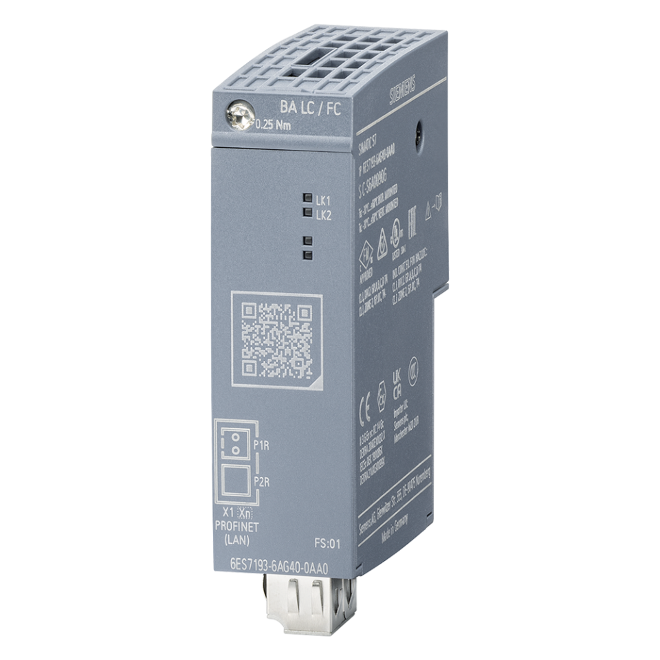 Siemens 6ES7193-6AG40-0AA0 Bus Adapter ET-200SP