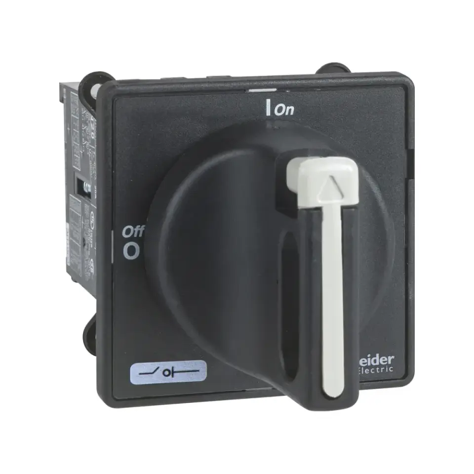 Schneider Electric VBDN20, TeSys Mini Vario, 20 Amper, 4 kW, Ana Şalter, Siyah