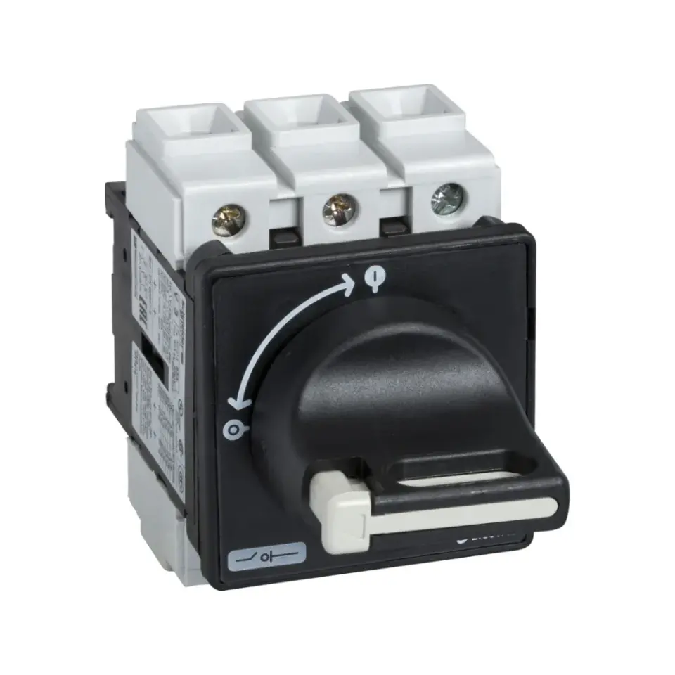 Schneider Electric VBF02, TeSys Vario, 12 Amper, 3 kW, Ana Şalter, Siyah