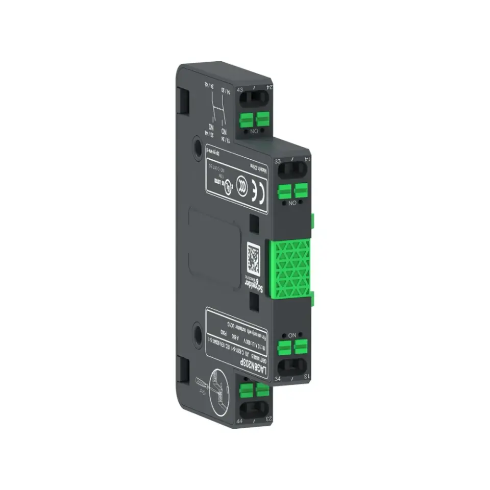 Schneider Electric LAG8N203P, TeSys Giga, Kontaktörler için Sağa ve Sola İlk Takılan Yardımcı Kontak Blok, 2NA
